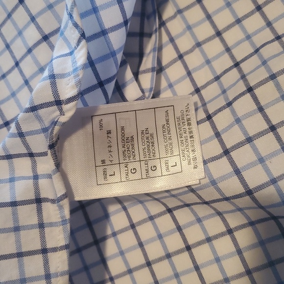 Walt Disney World Mickey Mouse Striped Oxford Button Embroidered Sz L Shirt Men - Picture 6 of 11